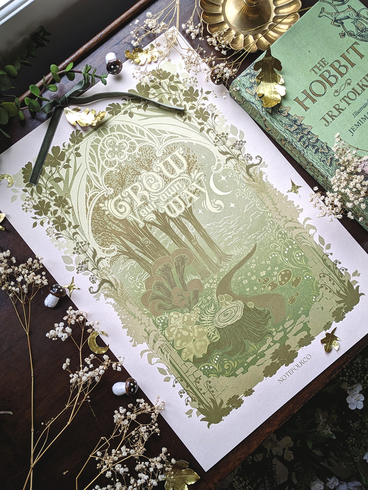 Grow Your Own Way Fine Art Print (Light Version)