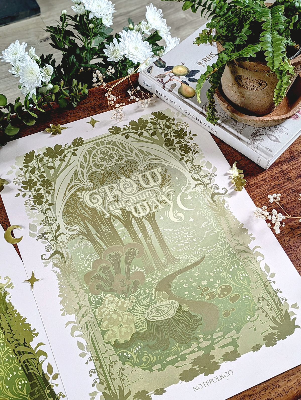 Grow Your Own Way Fine Art Print (Light Version)