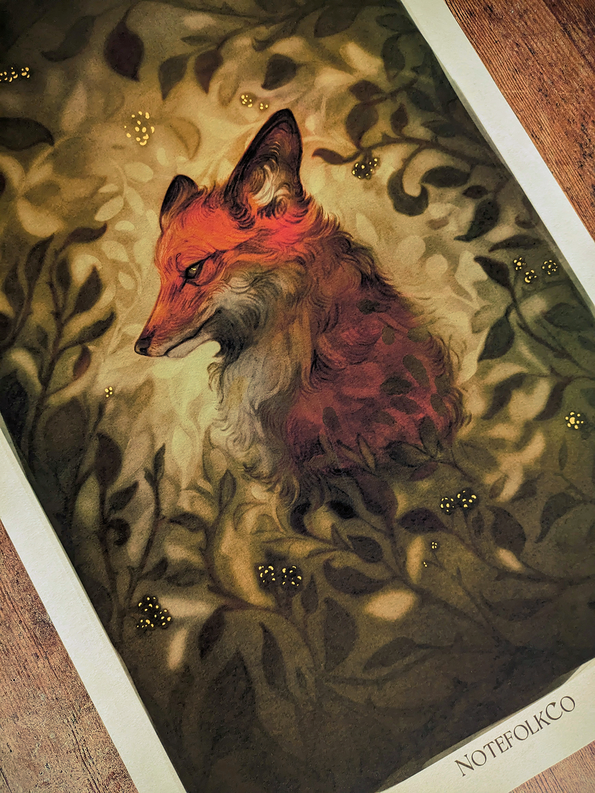 Blackberry Fox Fine Art Print