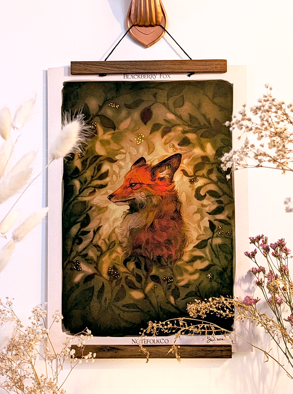 Blackberry Fox Fine Art Print