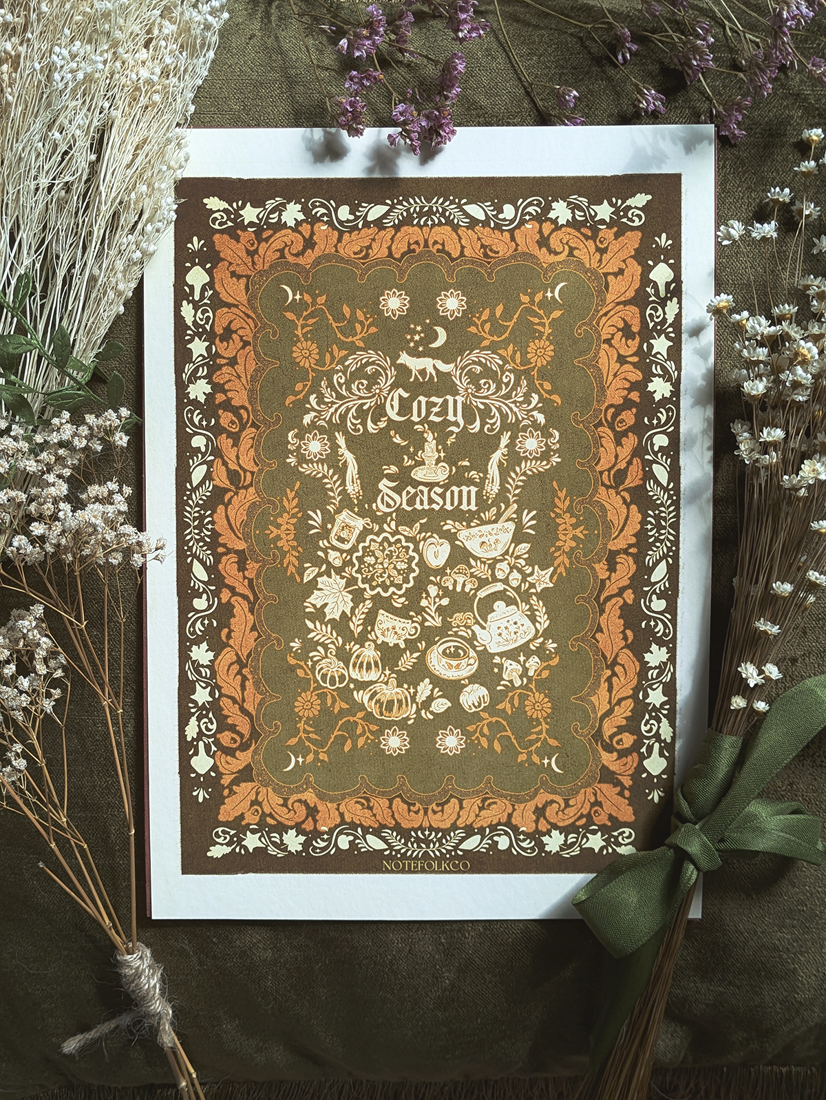 Cozy Season fine art print Warm Vintage