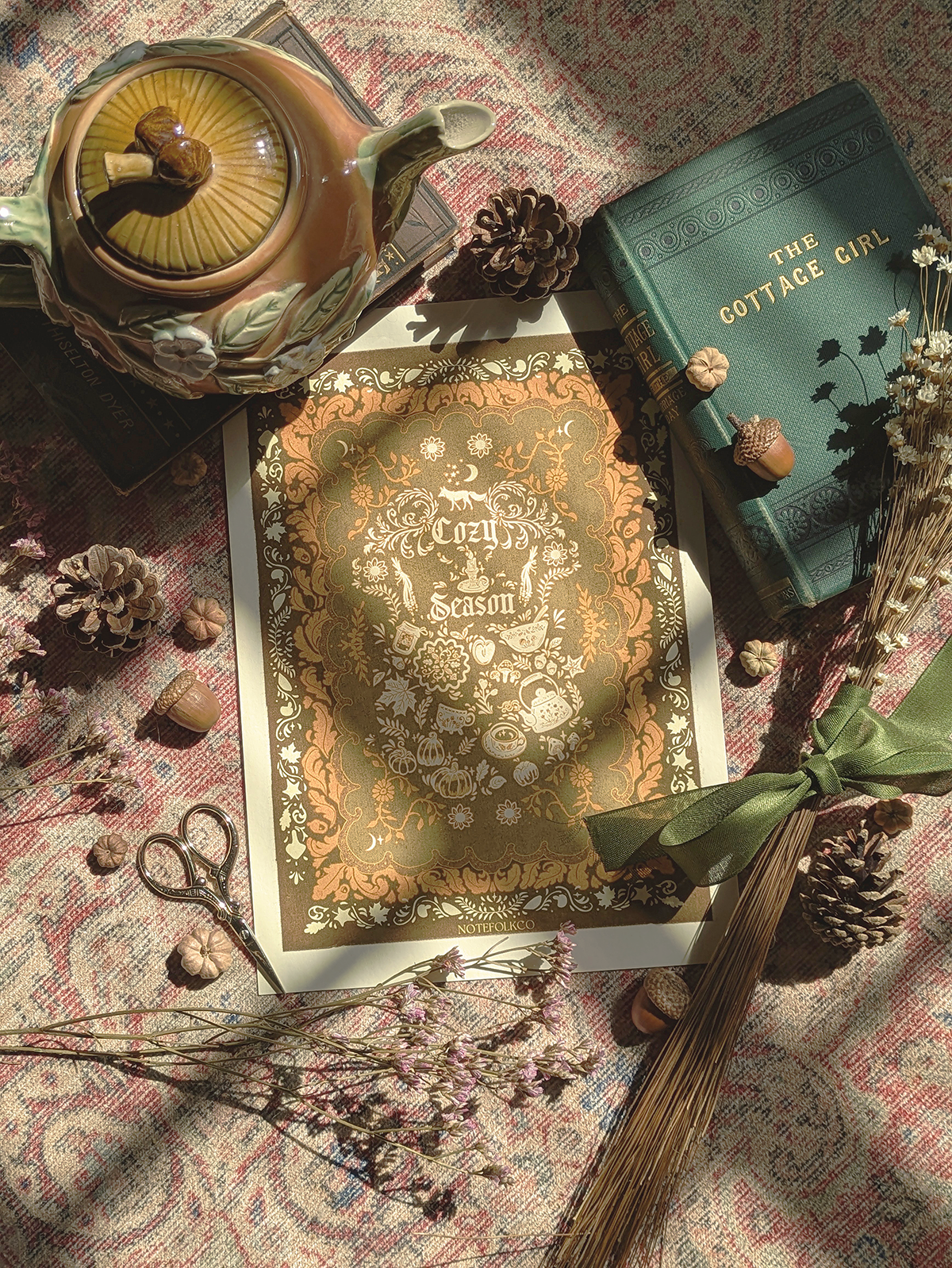 Cozy Season fine art print Warm Vintage