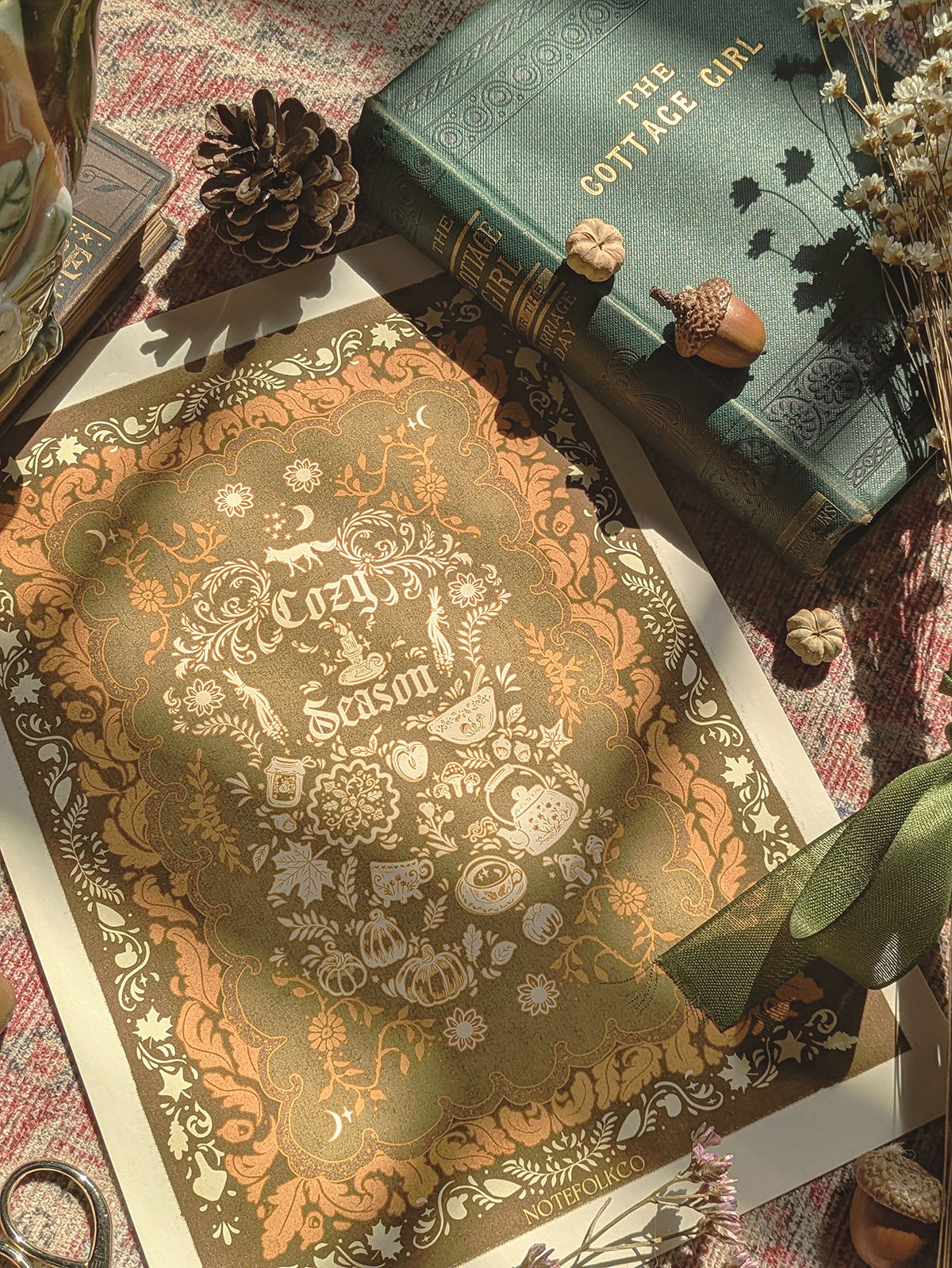 Cozy Season fine art print Warm Vintage