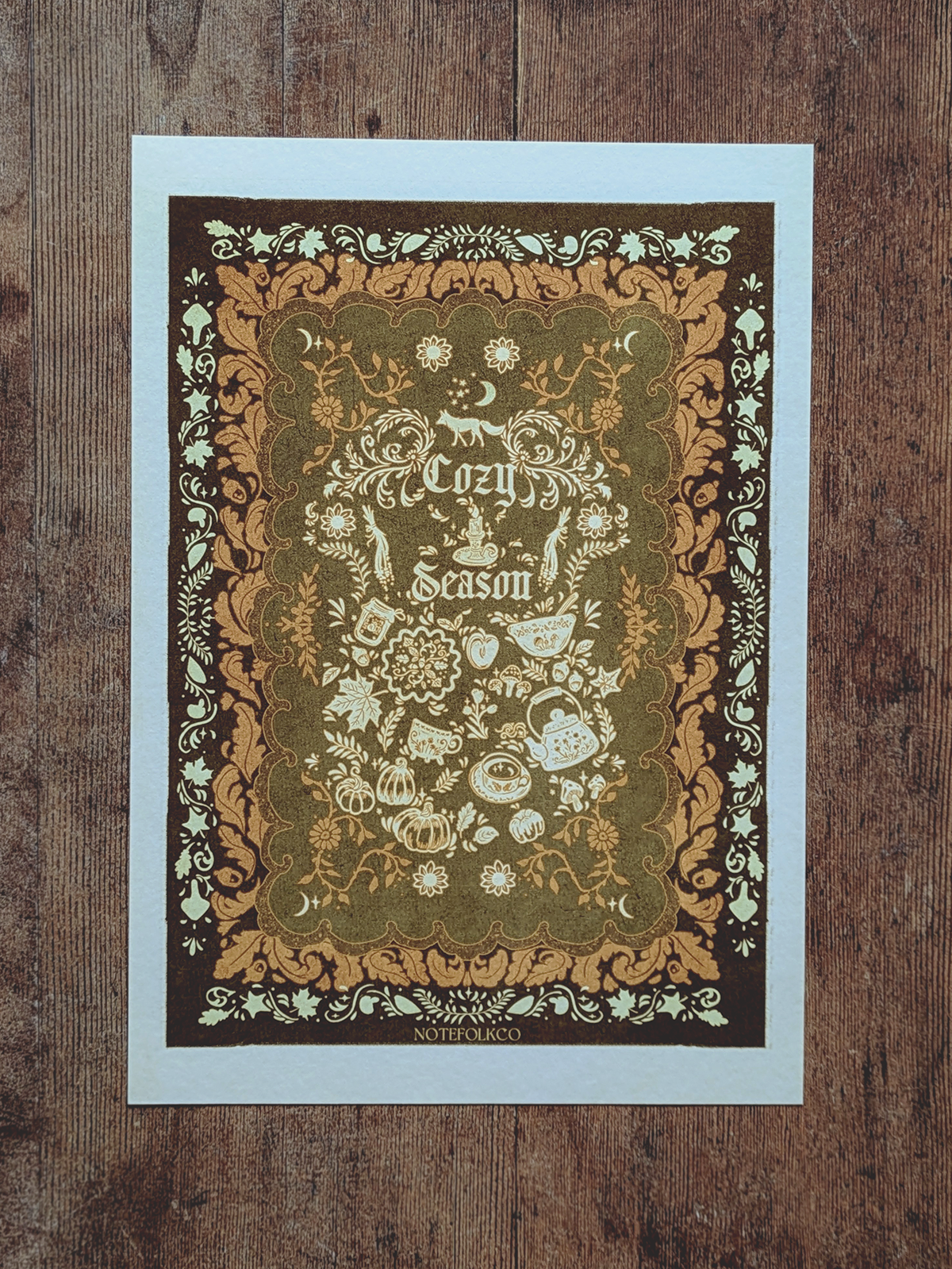 Cozy Season fine art print Warm Vintage